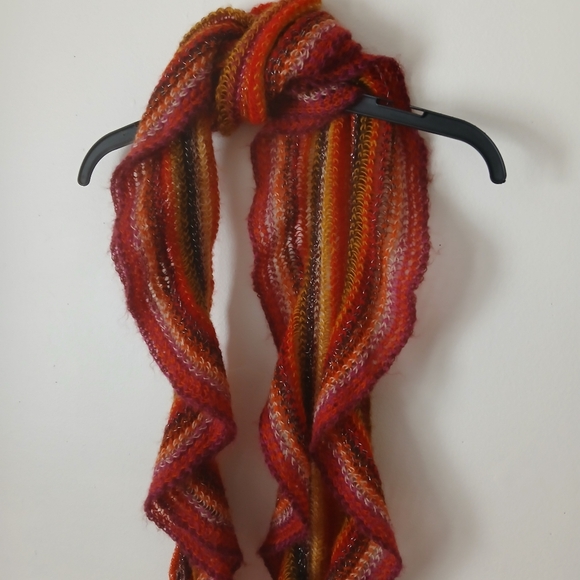 Wavy Knit Scarf - Picture 2 of 5